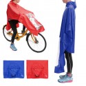 Motorcycle Raincoat Universal Adults Red Blue