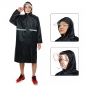 Reflective Waterproof Rainsuit Rain Pants Anti-UV Riding Raincoat Cover With Hat
