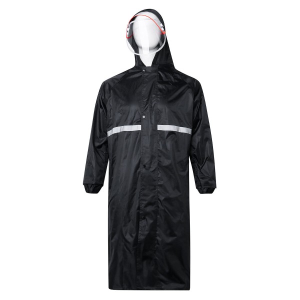 Reflective Waterproof Rainsuit Rain Pants Anti-UV Riding Raincoat Cover With Hat