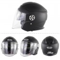 SM519 ECE Double Lens Motorcycle Half Face Helmet