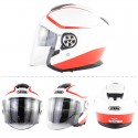 SM519 ECE Double Lens Motorcycle Half Face Helmet