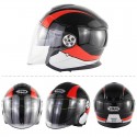 SM519 ECE Double Lens Motorcycle Half Face Helmet