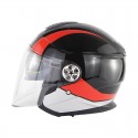 SM519 ECE Double Lens Motorcycle Half Face Helmet