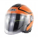 SM519 ECE Double Lens Motorcycle Half Face Helmet