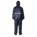 Waterproof Motorcycle Rain Suit Raincoat Coat With Trousers Set Bycycle Reflective Thickem