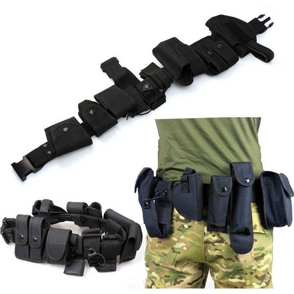 10 in 1 Sports Tactical Belt Racing Hiking Military Outdoor Games 800D Nylon belts