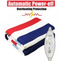 3 Gears Control Electric Blanket Heated Mat Waterproof Luxury Flannel Comfort Single