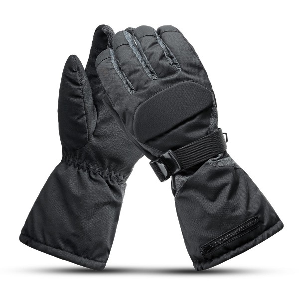 65°C Waterproof Electric Heating Gloves Touch Screen Heated Motorcycle Winter Warm Outdoor Skiing Hand Warmer