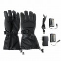 65°C Waterproof Electric Heating Gloves Touch Screen Heated Motorcycle Winter Warm Outdoor Skiing Hand Warmer