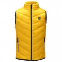 Children USB Heated Warm Back Cervical Spine Hooded Winter Jacket Motorcycle Skiing Riding Coat