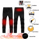 Electric Heated Warm Pants Men Women Heating Base Layer Elastic Trousers USB