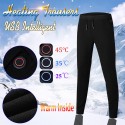 Electric Heated Warm Pants Men Women Heating Base Layer Elastic Trousers USB