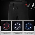 Electric Heated Warm Pants Men Women Heating Base Layer Elastic Trousers USB