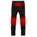 Electric Heated Warm Pants Men Women Heating Base Layer Elastic Trousers USB