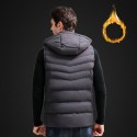 Electric Heating Coat Jacket Cloth USB Intelligent Winter Heated Warm Vest