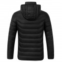 Electric Heating USB Abdomen Back Intelligent Winter Hooded Heated Coat Jacket Temperature Control