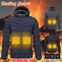 Electric USB Intelligent Heating Heater Coats Warm Heated Jacket For Men Women