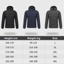 Electric USB Intelligent Heating Heater Coats Warm Heated Jacket For Men Women