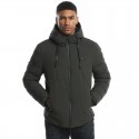 Electronic USB Heated Jacket Intelligent Heating Warm Back Cervical Spine Hooded Work Motorcycle Skiing Riding Coat