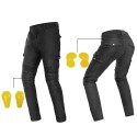 Motorcycle Pants Men Jeans Protective Gear Riding Trousers With Hip Protection+Knee Pads