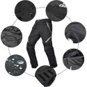 Motorcycle Pants Keep Warm Breathable Water-repellent Motorcycle Riding Pants With Detachable Liner And Protective Gear