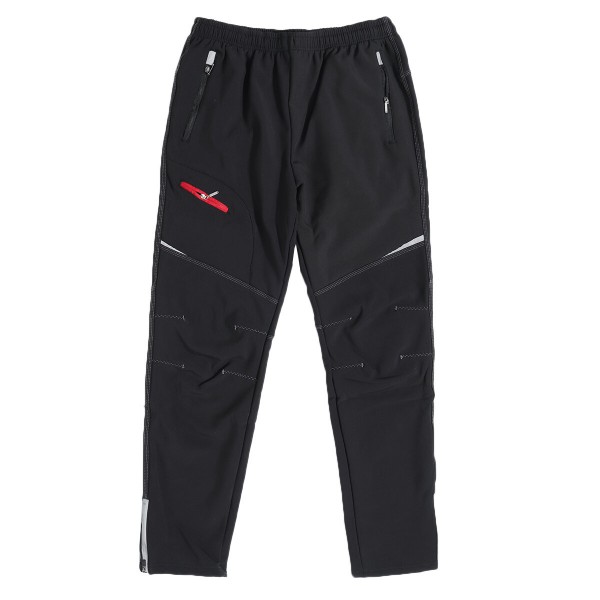 Men Women Thermal Fleece Winter Racing Pants Sportswear Reflective Trousers Waterproof