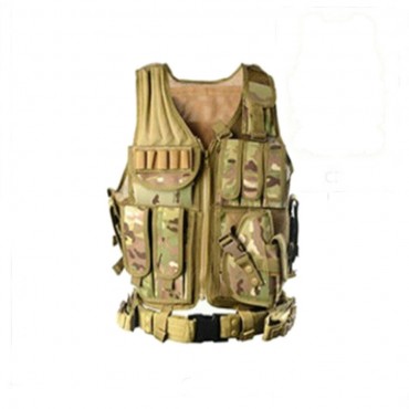 Outdoor CS Camouflage Vest Adventure Multifunctional Waistcoat Tactical Jacket