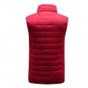 Red Unisex USB Heating Vest Smart Winter Body Warmer Outdoor Racing Jacket Heater Xmas Gift