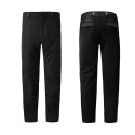 Aerogel Anti-cold Warm Casual Pants Men's Slim Pants Fashion Belt Design