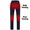 USB Electric Heated Pants Ladies Womens Warm Heating Base Layer Elastic Trousers