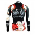 Women Cycling Clothing Jersey Sportswear Long Sleeve Bicycle Racing Clothing Shirts