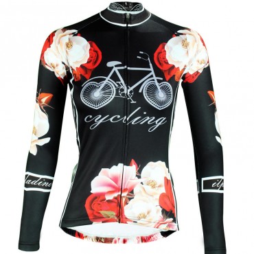 Women Cycling Clothing Jersey Sportswear Long Sleeve Bicycle Racing Clothing Shirts