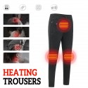 Women Electric Heating Trousers Adjustable Temperature Warm Heated Leisure Pants