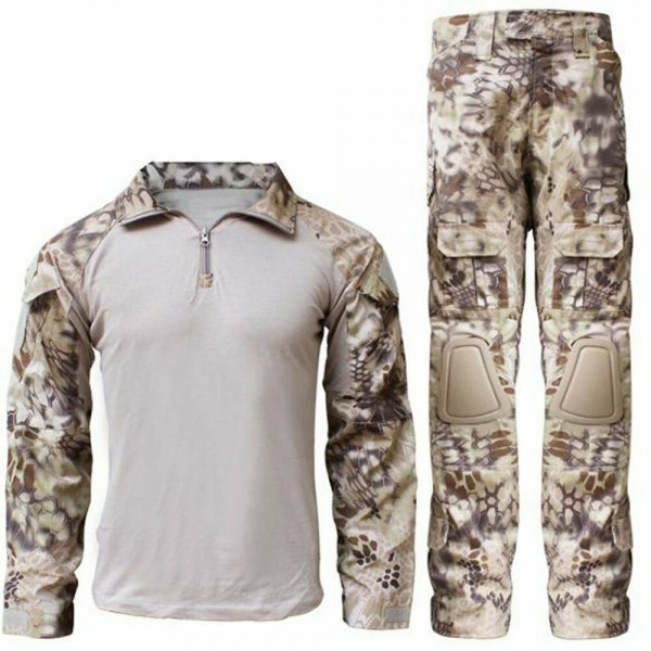Waterproof Tactical Uniform Military Army Combat Training Suit Breathable Jacket Pants