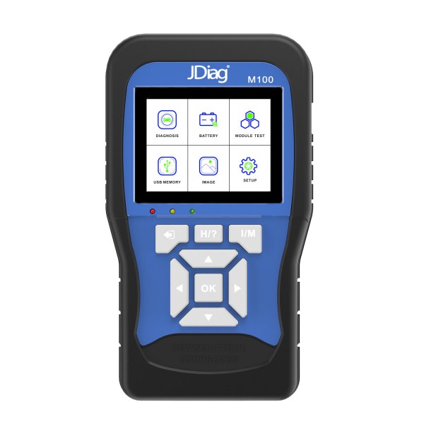 M100 Motorcycle Scanner Diagnostic Tool 12V Battery Tester OBD OBD2 Moto Scan Code Reader SD Card Color Display
