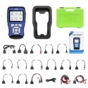 M100 Motorcycle Scanner Diagnostic Tool 12V Battery Tester OBD OBD2 Moto Scan Code Reader SD Card Color Display