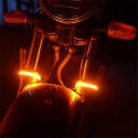 1 Pcs Motorcycle Decoration Lights Retro Harley Front And Rear Suspension LED Ring Turn Signal Lights