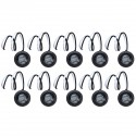 10Pcs Blue Light 12V-24V LED Clearance Side Marker Indicators Lights Lamp Lorry Truck Boat Trailer Bus