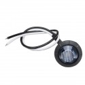 10Pcs Red Light 12V-24V LED Clearance Side Marker Indicators Lights Lamp Lorry Truck Boat Trailer Bus