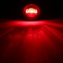 10Pcs Red Light 12V-24V LED Clearance Side Marker Indicators Lights Lamp Lorry Truck Boat Trailer Bus