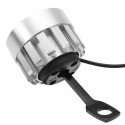 10V-85V DC 12W LED Light Motorcycle Scooter Bicycle Rear View Mirror Lamp Handlebar Silver