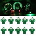 10pcs 12V T5 B8.3D W3W 5050 LED Instrument Head Lights Dashboard Dash Gauge Bulb