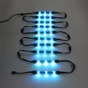 10pcs Wireless RGB IR/RF Multi-Color LED Light Strips Remote Control Neon Atmosphere Lamp