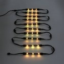 10pcs Wireless RGB IR/RF Multi-Color LED Light Strips Remote Control Neon Atmosphere Lamp