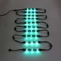 10pcs Wireless RGB IR/RF Multi-Color LED Light Strips Remote Control Neon Atmosphere Lamp