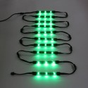 10pcs Wireless RGB IR/RF Multi-Color LED Light Strips Remote Control Neon Atmosphere Lamp