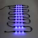 10pcs Wireless RGB IR/RF Multi-Color LED Light Strips Remote Control Neon Atmosphere Lamp