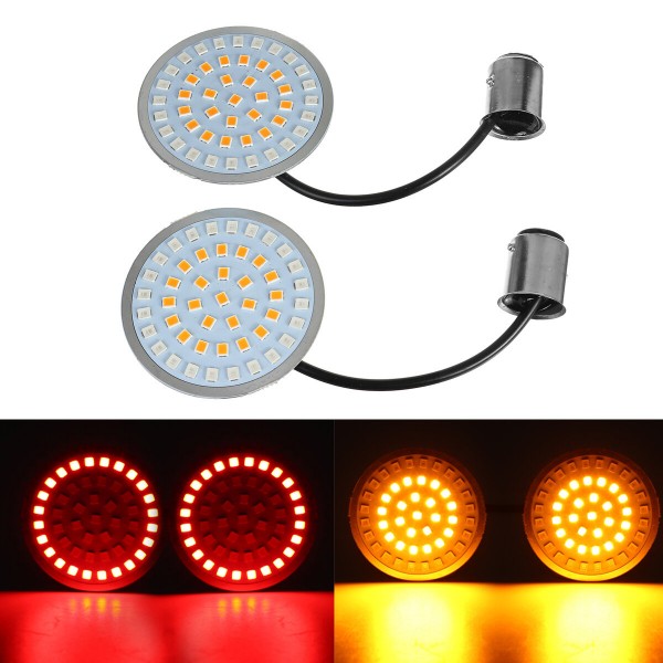 1157 LED Turn Signal Insert For Harley-Davidson For Dyna For Softail For Sportster Road Glid