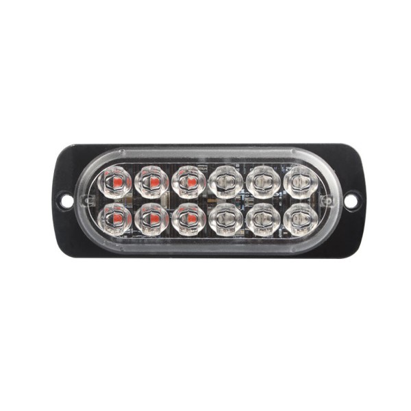 12 LED Light Bar Truck Emergency Beacon Warning Light Hazard Flashing Signal Strobe Lamp