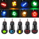 12/24/36V 10MM LED Dashboard Warning Signal Light Van Dash Panel Indicator Lamp